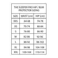 GAIN The Sleeper Pro Hip/Bum Protectors - Black, size L