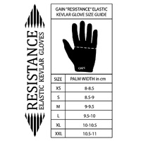 GAIN Protection Resistance elastic Armortex gloves, Dropbear, size XS
